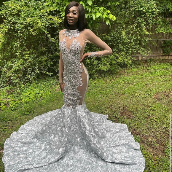 SMALL custom prom dress - Picture 2 of 4